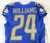 2023 Detroit Lions Jarren Williams #24 Game Issued Blue Jersey 90th Patch 40 0