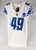 2023 Detroit Lions Starling Thomas #49 Game Issued White Jersey 90th Patch 40 5