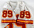 1994 Kansas City Chiefs #89 Game Issued White Jersey 75th Anniversary Patch 42 1
