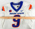 Boise State Broncos #9 Game Used White Jersey Football NP Rem 42 918