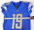 2022 Detroit Lions Trinity Benson #19 Game Issued Blue Jersey 38+4 920