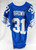 1999 Detroit Lions J.B. Brown #31 Game Used Blue Jersey 46 260