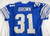 1999 Detroit Lions J.B. Brown #31 Game Used Blue Jersey 46 260