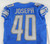 2022 Detroit Lions Brandon Joseph #40 Game Issued Blue Jersey 40+6 931