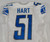 2023 Detroit Lions Bobby Hart #51 Game Issued White Jersey 90th Patch 44+7 965