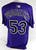 2025 Colorado Rockies Michael Prosecky #53 Game Issued Purple Jersey 46 737
