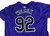 2024 Colorado Rockies Kyle Wilcox #92 Game Issued Pos Used Purple Jersey 44 739