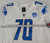 2023 Detroit Lions Germain Ifedi #70 Game Issued White Jersey 90th Patch 48 1