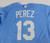 2022 Kansas City Royals Salvador Perez #13 Game Issued Light Blue Jersey 48 008
