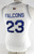 2022-23 Air Force Falcons #23 Game Issued Pos Used White Jersey Basketball L 482