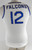 2020-21 Air Force Falcons #12 Game Issued Pos Used White Jersey Basketball M 483