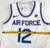 2020-21 Air Force Falcons #12 Game Issued Pos Used White Jersey Basketball M 483