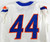 2019 Boise State Broncos #44 Game Used White Jersey Football NP Rem 44 855