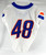 2020 Boise State Broncos #48 Game Used White Jersey Football NP Rem 44 856