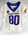 Boise State Broncos #80 Game Used White Jersey Football NP Rem 44 41