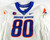 Boise State Broncos #80 Game Used White Jersey Football NP Rem 44 41