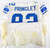 1999 Detroit Lions Mike Pringley #92 Game Used White Jersey 50 253