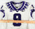 2019-22 Texas Christian TCU Frogs #9 Game Used White Jersey Football NP Rem 42 6