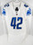 2019 Detroit Lions Jermaine Waller #42 Game Issued White Jersey 40 409