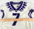 2019-22 Texas Christian TCU Frogs #7 Game Used White Jersey Football NP Rem 42 7