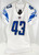 2021 Detroit Lions Adrian Amos #43 Game Issued White Jersey 38 420