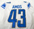 2021 Detroit Lions Adrian Amos #43 Game Issued White Jersey 38 420
