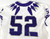 2019-22 Texas Christian TCU Frogs #52 Game Used White Jersey Football NP R 48 1