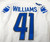 2019 Detroit Lions Jonathan Williams #41 Game Issued White Jersey 38 422