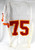 1994 Kansas City Chiefs #75 Game Issued White Jersey 75th Anniversary Patch 48 6