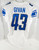 2018 Detroit Lions Nolan Givan #43 Game Issued White Jersey 40 423
