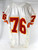 1994 Kansas City Chiefs #76 Game Issued White Jersey 75th Anniversary Patch 46 5