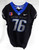 2023 Boise State Broncos #76 Game Used Black Jersey Football NP Rem 48 48