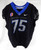 2022 Boise State Broncos #75 Game Used Black Jersey Football NP Rem 48 49