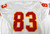 1994 Kansas City Chiefs #83 Game Issued White Jersey 75th Anniversary Patch 42 7