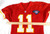 1994 Kansas City Chiefs Chris Hakel #11 Game Issued Red Jersey 75th Patch 42 300