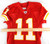 2002 Kansas City Chiefs R Jones #11 Game Issued Red Jersey 42 304