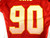 2002 Kansas City Chiefs Ryan Sims #90 Game Issued Red Jersey 48 305