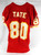 1997 Kansas City Chiefs Willy Tate #80 Game Issued Red Jersey 44 308