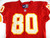1997 Kansas City Chiefs Willy Tate #80 Game Issued Red Jersey 44 308