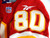 1997 Kansas City Chiefs Willy Tate #80 Game Issued Red Jersey 44 308