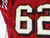 2004 San Francisco 49ers Jeremy Newberry #62 Game Used Red Jersey 48 709