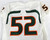 2007-13 Miami Hurricanes #52 Game Issued White Jersey Football 52 475