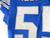 1999 Detroit Lions Allen Aldridge #55 Game Used Blue Jersey 48 478