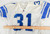 1999 Detroit Lions J.B. Brown #31 Game Used White Jersey 46 484