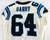 1999 Carolina Panthers Darby #64 Game Issued White Jersey 48 496