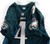 1996 Philadelphia Eagles Tom Hutton #4 Game Issued Green Jersey 46 231