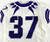 2019-22 Texas Christian Frogs #37 Game Used White Jersey Football NP Rem 40 671