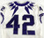 2023-24 Texas Christian Frogs #42 Game Used White Jersey Football NP Rem 42 674