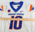 2019 Boise State Broncos  #10 Game Used White Jersey Football NP Rem 42 09