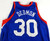 2013-14 Philadelphia 76ers Dewayne Dedmon #30 Game Used Blue Jersey 2XL 837